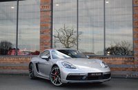 USED 2017 67 PORSCHE 718 CAYMAN 2.5T S Coupe 2dr Petrol PDK Euro 6 (s/s) (350 ps) GT SILVER / SPORT DESIGN / PSE