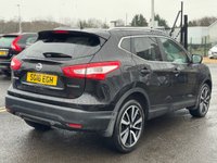 USED 2016 16 NISSAN QASHQAI 1.2 DIG-T Tekna SUV 5dr Petrol XTRON 2WD Euro 6 (s/s) (115 ps) THIS CAR COMES WITH 6 MONTHS WARRANTY , BREAKDOWN COVER & RECOVERY++  LOW MILES + ULEZ COMPLIANT +  SAT NAVIGATION + REVERSING CAMERA + AROUND VIEW CAMERA + FRONT & REAR PARKING SENSORS + PARK ASSISST + ECO DRIVE + LEATHER SEATS + HEATED SEATS + FULL ELECTRIC SEATS + PANAROMIC ROOF + KEYLESS START +  CRUISE CONTROL + ELECTRIC PARKING BRAKE + LANE ASSISST + AUTO START/STOP + TRACTION CONTROL + DUAL CLIMATE + PRIVACY GLASS + CD PLAYER + BLUETOOTH + USB CONNECTION + SD CARD + AUX CONNECTION + 19 IN
