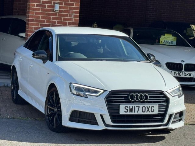2017 17 Audi A3 1.4 TFSI CoD Black Edition Saloon 4dr Petrol S Tronic Euro 6 (s/s) (150 ps)