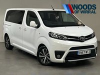 USED 2018 67 TOYOTA PROACE VERSO 2.0D Family Medium MPV 5dr Diesel Auto MWB Euro 6 (s/s) (8 Seat) (180 ps) 1 OWNER+ FULL TOYOTA S/H+NAV