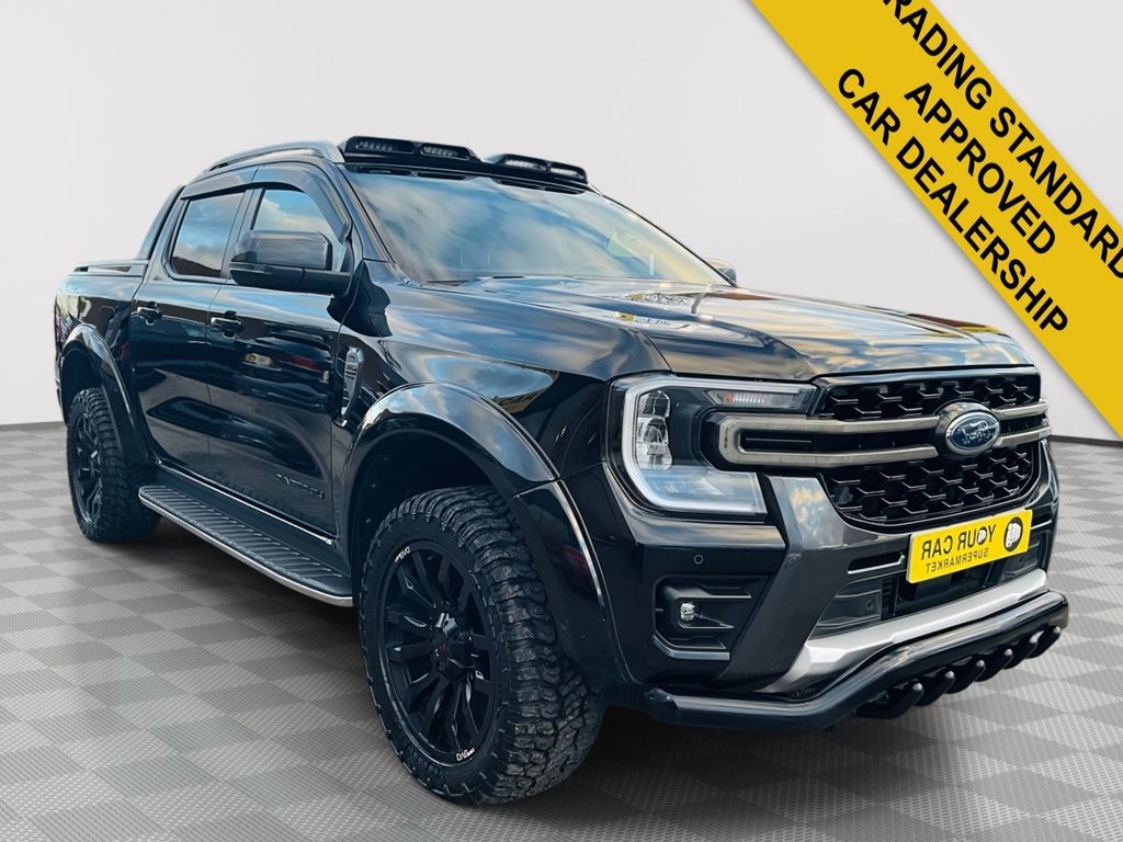 USED 2023 73 FORD RANGER 2.0 TD EcoBlue Wildtrak Pickup Double Cab 4dr Diesel Auto 4WD Euro 6 (s/s) (205 ps) 1 KEY / 3 OWNERS