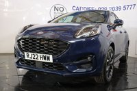 USED 2022 22 FORD PUMA 1.0T EcoBoost MHEV ST-Line X 5dr (SAT NAV, HALF LEATHER) 