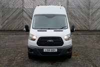 USED 2018 18 FORD TRANSIT L2 H3 TDCI 130 PS MWB High Roof 350 FREE 3 YEAR WARRANTY COVER WITH THIS VAN  With 6 Speed Gearbox.  The Ultimate Tradesman's Van â€“ Racked, Ready & In Brilliant Condition  Here is a fantastic opportunity to own a pristine, one-owner,  Medium wheelbase high-roof Transit, perfectly equipped and maintained for serious work.  KEY SPECIFICATION:  Model: Ford Transit 350 L2 (Long Wheelbase) H3 (High Roof)  Engine: 2.0 TDCi 130 PS â€“ powerful and economical  Gearbox: 6-Speed Manual  Colour: Frozen White  Plate: 67 (Registered Sept 2017 - March 2018)  Ownership: 1 Owner from new  Keys: 2 Keys present  HIGHLIGHTS & FEATURES:  WORK-READY INTERIOR: Professionally fitted racking system throughout â€“ just load your tools and go.  EXCELLENT HISTORY: Last serviced at 65,000 miles with full service printout. GREAT CONDITION: Presents superbly in 'Frozen White' paintwork, reflecting careful use.  SAFETY & CONVENIENCE: Fitted with Parking Sensors (rear) and Traction Control for all-weather confidence.  SIDE LOADING: Features a practical Side Door for easy access in tight spaces.  MASSIVE CAPACITY: The LWB High Roof combination offers class-leading load volume.  IDEAL FOR: Builder, electrician, plumber, utility engineer, or any trade requiring a reliable, spacious, and professional vehicle.  This van has been a dependable asset from new and is now ready for its next owner. Sensibly priced for a quick sale.  PERFECT FOR THE PROFESSIONAL WHO VALUES READINESS AND RELIABILITY. 