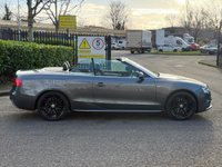USED 2016 16 AUDI A5 CABRIOLET 2.0 TDI S line Convertible 2dr Diesel Manual Euro 6 (s/s) (190 ps) ULEZ+SH+NAV+LTHR+HTDS+S LINE+FDM+PS