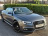 USED 2016 16 AUDI A5 CABRIOLET 2.0 TDI S line Convertible 2dr Diesel Manual Euro 6 (s/s) (190 ps) ULEZ+SH+NAV+LTHR+HTDS+S LINE+FDM+PS