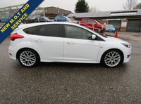 USED 2017 17 FORD FOCUS 1.0T EcoBoost ST-Line Hatchback 5dr Petrol Manual Euro 6 (s/s) (125 ps) GREAT LOOKING FOCUS ST-LINE,,,SERVICE HISTORY,,,ECONOMICAL,,,LOW MILEAGE,,,,NEW M.O.T AND SERVICE BEFORE COLLECTION,,,,PARTS AND LABOUR WARRANTY INCLUDED.