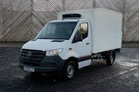 USED 2021 70 MERCEDES-BENZ SPRINTER Fridge Box Van Automatic 7G-Tronic â€“ Ultra Rare Specification.  FREE 3 YEAR WARRANTY COVER ON THIS VAN  KEY FEATURES:  Super Rare Automatic Transmission: Highly sought-after 7-speed 7G-Tronic automatic gearbox.  Excellent Base Vehicle: Perfect project van to convert into a Tipper, Dropside, or any specialist body. Fridge box currently fitted.  Impeccable History: Just 1 careful owner from new. Supplied with 2 full keys.  Great Condition: Well-maintained inside and out, ready for its next chapter.  Modern Conveniences: Includes Reverse Camera, Bluetooth phone connectivity, Electric Windows, and Traction Control for safety.  SPECIFICATION:  Registration: 70-Plate (Late 2020/early 2021)  Transmission: 7-Speed Automatic (7G-Tronic)  Body Type: Fridge Box Van (Ideal for conversion)  Ownership: 1 Owner from new  Keys: 2 Keys  IDEAL FOR:  Trade professionals looking for a premium base for a tipper conversion.  Conversion specialists seeking a rare automatic chassis cab.  Businesses needing a reliable, comfortable, and well-equipped van.  Don't miss this exceptional opportunity to acquire a rare automatic Sprinter in fantastic condition. Its versatility and specification make it a standout choice.  CALL NOW TO ARRANGE A VIEWING! 