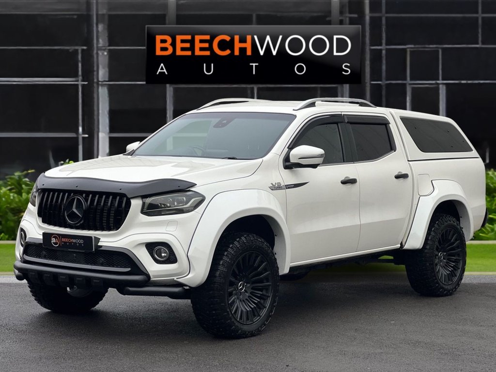 USED 2019 19 MERCEDES-BENZ X-CLASS 3.0 CDI V6 Power Pickup Double Cab 4dr Diesel G-Tronic+ 4MATIC Euro 6 (258 ps) WIDE BODY / LIFT KIT / 20'S