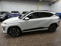 USED 2023 73 HYUNDAI KONA 65.4kWh Ultimate SUV 5dr Electric Auto (218 ps) SAT NAV SUNROOF PART LEATHER REAR VIEW CAMERA CARPLAY PARKING SENSORS 1 OWNER SERVICE HISTORY HYUNDAI WARRANTY TILL NOV 2028