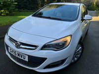 USED 2015 15 VAUXHALL ASTRA 1.6i Elite Hatchback 5dr Petrol Manual Euro 6 (115 ps) Heated, Leather Seats