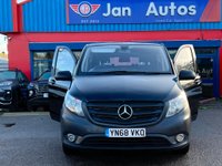 USED 2018 68 MERCEDES-BENZ VITO 2.1 116 CDI Progressive Crew Van Double Cab 5dr Diesel G-Tronic+ RWD L2 Euro 6 (s/s) (LWB) (163 ps) 116 Long+Auto+5seats+Ulez