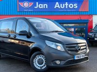 USED 2018 68 MERCEDES-BENZ VITO 2.1 116 CDI Progressive Crew Van Double Cab 5dr Diesel G-Tronic+ RWD L2 Euro 6 (s/s) (LWB) (163 ps) 116 Long+Auto+5seats+Ulez