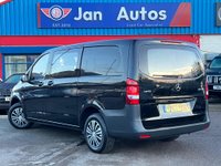 USED 2018 68 MERCEDES-BENZ VITO 2.1 116 CDI Progressive Crew Van Double Cab 5dr Diesel G-Tronic+ RWD L2 Euro 6 (s/s) (LWB) (163 ps) 116 Long+Auto+5seats+Ulez