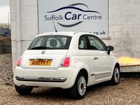 USED 2012 12 FIAT 500 1.2 Lounge Hatchback 3dr Petrol Manual Euro 5 (s/s) (69 bhp) www.suffolkcarcentre.co.uk - Located at Lowestoft