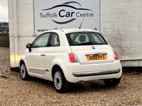 USED 2012 12 FIAT 500 1.2 Lounge Hatchback 3dr Petrol Manual Euro 5 (s/s) (69 bhp) www.suffolkcarcentre.co.uk - Located at Lowestoft