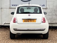 USED 2012 12 FIAT 500 1.2 Lounge Hatchback 3dr Petrol Manual Euro 5 (s/s) (69 bhp) www.suffolkcarcentre.co.uk - Located at Lowestoft