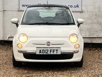 USED 2012 12 FIAT 500 1.2 Lounge Hatchback 3dr Petrol Manual Euro 5 (s/s) (69 bhp) www.suffolkcarcentre.co.uk - Located at Lowestoft