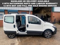 USED 2018 18 FIAT FIORINO 1.3 ADVENTURE FACTORY 5 SEAT EURO 6 COMBI / CREW VAN 75K MILES 6 MNTH WARRANTY, FULL MOT, JUST SERVICED