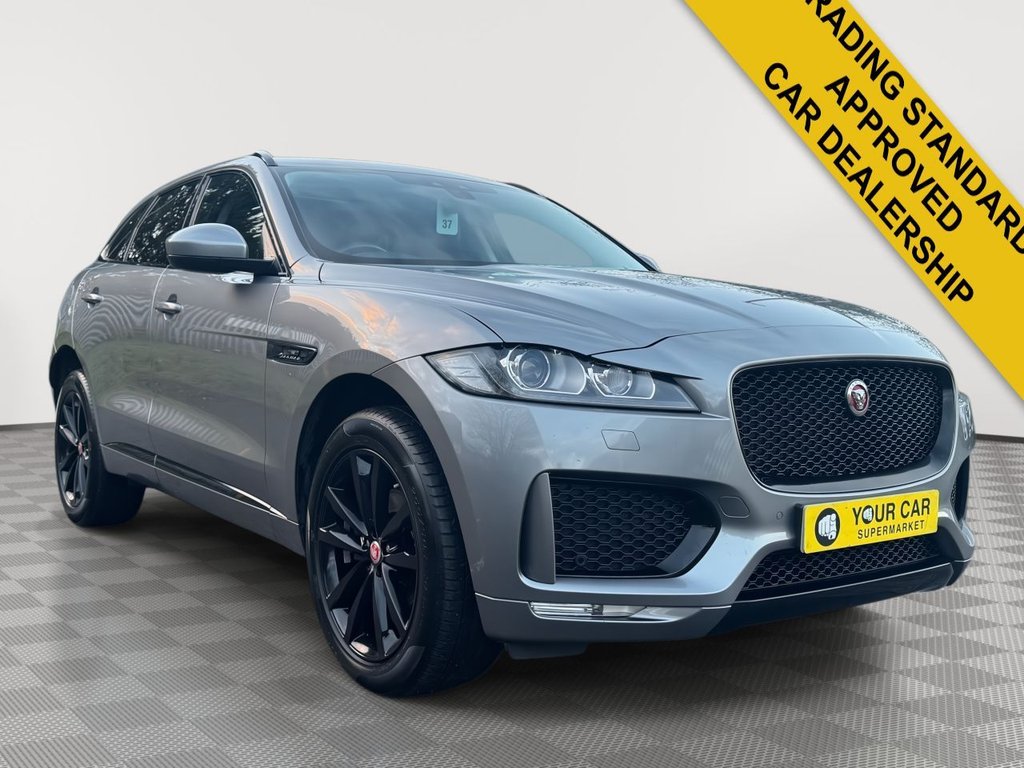 USED 2019 69 JAGUAR F-PACE 2.0 D180 Chequered Flag SUV 5dr Diesel Auto AWD Euro 6 (s/s) (180 ps) 