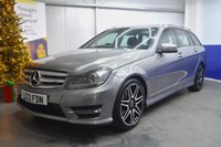 USED 2013 13 MERCEDES-BENZ C-CLASS 2.1 C220 CDI BlueEfficiency AMG Sport Plus Estate 5dr Diesel G-Tronic+ Euro 5 (s/s) (170 ps) Satellite Navigation - Heated Seats - Parking Sensors