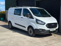 USED 2021 71 FORD TRANSIT CUSTOM 2.0 320 EcoBlue Leader Crew Van Double Cab 5dr Diesel Manual L2 H1 Euro 6 (s/s) (130 ps) 