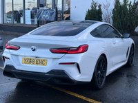 USED 2018 68 BMW 8 SERIES 3.0 840d Coupe 2dr Diesel Steptronic xDrive Euro 6 (s/s) (320 ps) THIS CAR COMES WITH 6 MONTHS WARRANTY , BREAKDOWN COVER & RECOVERY++  APPLE CAR PLAY/ ANDRIOD AUTO + NAVIGATION SYSTEM + BLUETOOTH + DAB RADIO + USB CONNECTION + AUX CONNECTION + FRONT AND REAR PARKING SENSORS + REVERSING CAMERA + 360 CAMERA VIEW + FULL  LEATHER TRIM  + FRONT HEATED SEATS + FRONT MEMORY SEATS + CRUISE CONTROL + CLIMATE CONTROL + PRIVACY GLASS + 20 INCH ALLOY WHEELS + HARMON KARDON SOUND SYSTEM + AUTO START STOP + ELECTRIC PARKING BRAKE + HILL HOLD ASSIST + ELECTRIC SEAT ADJUST