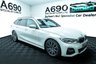 USED 2021 71 BMW 3 SERIES 2.0 330i M Sport Touring 5dr Petrol Auto Euro 6 (s/s) (258 ps) Black Vernasca Heated Leather