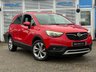 USED 2019 19 VAUXHALL CROSSLAND X 1.2 Turbo GPF Tech Line Nav SUV 5dr Petrol Auto Euro 6 (s/s) (110 ps) Finished in LAVA RED with DARK GREY TRIM. The Crossland is a spacious, practical, and economical family car. It represents a good-value, well-equipped family car that's easy to drive and cheap to run. Features include, Sat Nav, Apple Play, 17" Alloy Wheels, Cruise Control, DAB Radio, B/Tooth, Parking Sensors,  much more. Dealer serviced at 15447 miles, 18198 miles, 25756 miles and at 31141 miles.