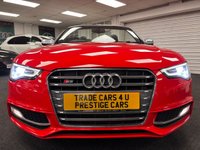 USED 2012 62 AUDI S5 3.0 TFSI V6 Cabriolet 2dr Petrol S Tronic quattro Euro 5 (s/s) (333 ps) UK DELIVERY FLAT FEE &pound;250 (SUBJECT TO DEAL) *OVER 100 IMAGES ON OUR WEBSITE*BESPOKE FINANCE ARRANGED*PART EXCHANGE WELCOME*ALL VEHICLES HPI CLEAR