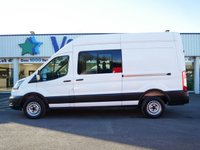 USED 2022 72 FORD TRANSIT 350 RWD 2.0 EBL 130 BHP LONG H3 EXTRA HIGH CREWCAB  AIR CON | 6 SEATER | EXTRA HIGH ROOF