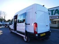 USED 2022 72 FORD TRANSIT 350 RWD 2.0 EBL 130 BHP LONG H3 EXTRA HIGH CREWCAB  AIR CON | 6 SEATER | EXTRA HIGH ROOF