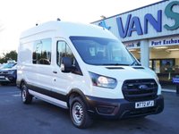USED 2022 72 FORD TRANSIT 350 RWD 2.0 EBL 130 BHP LONG H3 EXTRA HIGH CREWCAB  AIR CON | 6 SEATER | EXTRA HIGH ROOF
