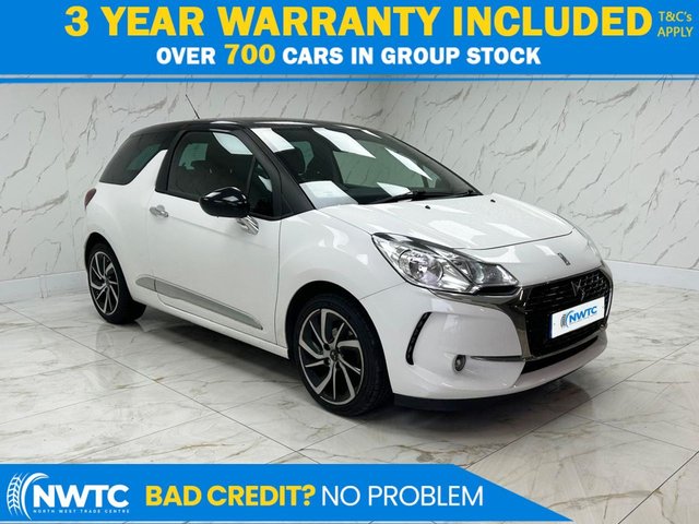 View our DS Automobiles DS 3 1.2 PureTech Connected Chic Hatchback 3dr Petrol Manual Euro 6 (82 ps) F/S/H! 2 FORMER OWNERS! 