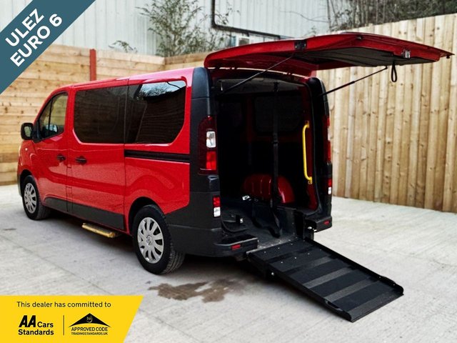 View our Renault Trafic 6 Seat Wheelchair Accessible Disabled Access Vehicle WAV