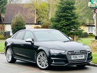 USED 2017 67 AUDI S4 3.0 TFSI V6 Saloon 4dr Petrol Tiptronic quattro Euro 6 (s/s) (354 ps) LOW MILES+RED LEATHER+SAT NAV+