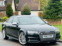 USED 2017 67 AUDI S4 3.0 TFSI V6 Saloon 4dr Petrol Tiptronic quattro Euro 6 (s/s) (354 ps) LOW MILES+RED LEATHER+SAT NAV+