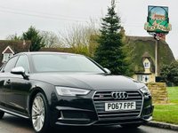 USED 2017 67 AUDI S4 3.0 TFSI V6 Saloon 4dr Petrol Tiptronic quattro Euro 6 (s/s) (354 ps) LOW MILES+RED LEATHER+SAT NAV+