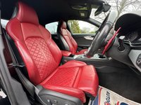 USED 2017 67 AUDI S4 3.0 TFSI V6 Saloon 4dr Petrol Tiptronic quattro Euro 6 (s/s) (354 ps) LOW MILES+RED LEATHER+SAT NAV+