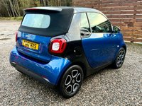 USED 2018 18 SMART FORTWO 1.0 Prime (Premium) Cabriolet 2dr Petrol Manual Euro 6 (s/s) (71 ps) 
