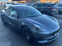 USED 2021 71 TESLA Model 3 (Dual Motor) Performance Saloon 4dr Electric Auto 4WDE (Performance Upgrade) (449 bhp) 