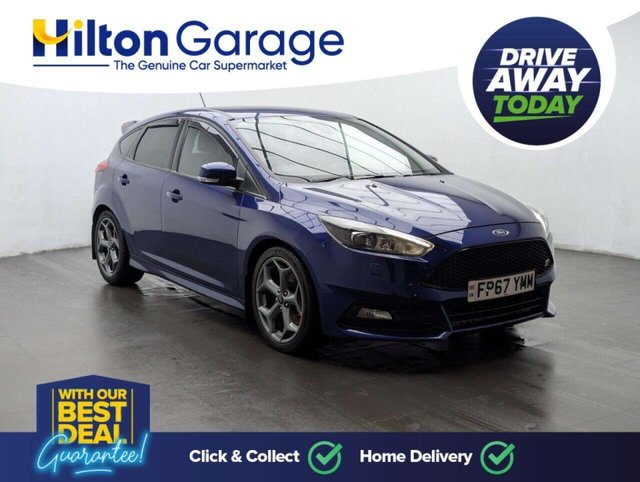 USED 2018 67 FORD FOCUS 2.0 TDCi ST-3 Hatchback 5dr Diesel Manual Euro 6 (s/s) (185 ps) HEATED F SEATS + R PARKING SENSORS CLICK & COLLECT/HOME DELIVERY
