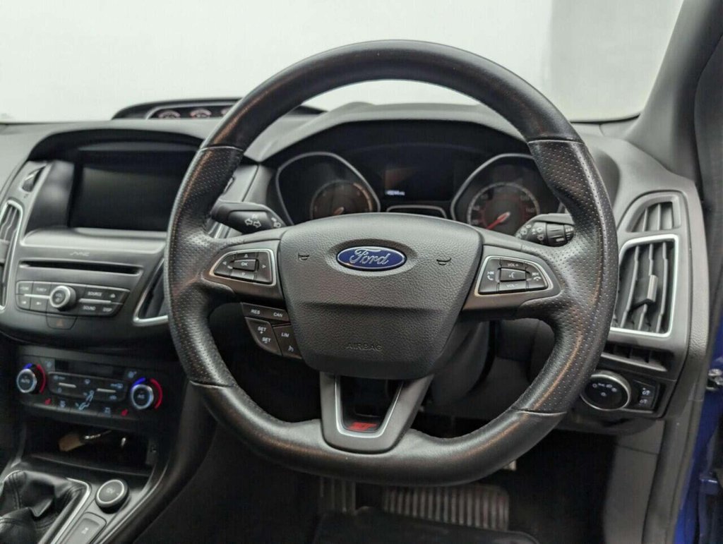 Used 2018 67 FORD FOCUS 2.0 TDCi ST-3 Hatchback 5dr Diesel Manual Euro 6 (s/s) (185 ps) HEATED F SEATS + R PARKING SENSORS CLICK & COLLECT/HOME DELIVERY