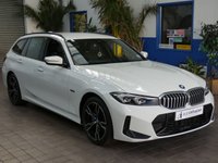 USED 2022 72 BMW 3 SERIES 2.0 330e 12kWh M Sport Touring 5dr Petrol Plug-in Hybrid Auto Euro 6 (s/s) (292 ps) SAT NAV PART LEATHER INTERIOR REAR VIEW CAMERA ANDROID APPLE CARPLAY PARKING SENSORS 1 OWNER EXCELLENT SERVICE HISTORY