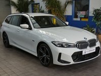 USED 2022 72 BMW 3 SERIES 2.0 330e 12kWh M Sport Touring 5dr Petrol Plug-in Hybrid Auto Euro 6 (s/s) (292 ps) SAT NAV PART LEATHER INTERIOR REAR VIEW CAMERA ANDROID APPLE CARPLAY PARKING SENSORS 1 OWNER EXCELLENT SERVICE HISTORY