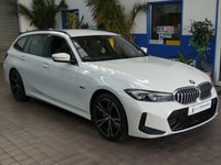 USED 2022 72 BMW 3 SERIES 2.0 330e 12kWh M Sport Touring 5dr Petrol Plug-in Hybrid Auto Euro 6 (s/s) (292 ps) SAT NAV PART LEATHER INTERIOR REAR VIEW CAMERA ANDROID APPLE CARPLAY PARKING SENSORS 1 OWNER EXCELLENT SERVICE HISTORY