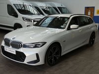 USED 2022 72 BMW 3 SERIES 2.0 330e 12kWh M Sport Touring 5dr Petrol Plug-in Hybrid Auto Euro 6 (s/s) (292 ps) SAT NAV PART LEATHER INTERIOR REAR VIEW CAMERA ANDROID APPLE CARPLAY PARKING SENSORS 1 OWNER EXCELLENT SERVICE HISTORY