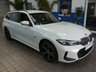 USED 2022 72 BMW 3 SERIES 2.0 330e 12kWh M Sport Touring 5dr Petrol Plug-in Hybrid Auto Euro 6 (s/s) (292 ps) SAT NAV PART LEATHER INTERIOR REAR VIEW CAMERA ANDROID APPLE CARPLAY PARKING SENSORS 1 OWNER EXCELLENT SERVICE HISTORY