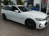 USED 2022 72 BMW 3 SERIES 2.0 330e 12kWh M Sport Touring 5dr Petrol Plug-in Hybrid Auto Euro 6 (s/s) (292 ps) SAT NAV PART LEATHER INTERIOR REAR VIEW CAMERA ANDROID APPLE CARPLAY PARKING SENSORS 1 OWNER EXCELLENT SERVICE HISTORY