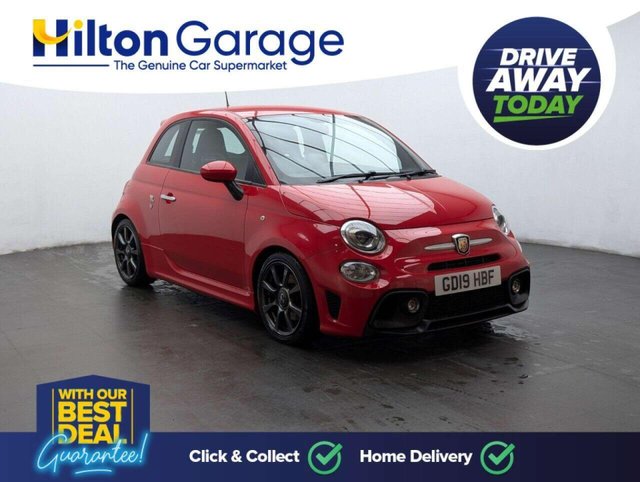 USED 2019 19 ABARTH 595 1.4 T-Jet Competizione 70th Hatchback 3dr Petrol Manual Euro 6 (180 bhp) R PARKING SENSORS + APPLE CARPLAY CLICK & COLLECT/HOME DELIVERY