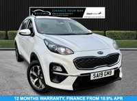 USED 2019 19 KIA SPORTAGE 1.6 GDi 2 SUV 5dr Petrol Manual Euro 6 (s/s) (130 bhp) HERE AT MOTOR SWITCH YOUR NEW MOTOR IS JUST A SWITCH AWAY WITH THIS KIA SPORTAGE GDI 2 SUV 5DR 1.6 PETROL MANUAL EURO 6, WHICH COMES WITH A FULL 12 MONTHS NATIONWIDE WARRANTY AND ALSO COMES WITH A FULL 12 MONTHS MOT, THIS VEHICLE ALSO HAS 3 X SERVICE HISTORY STAMPS AND WILL BE FRESHLY SERVICED BEFORE IT LEAVES US TO BRING IT BACK UP TO DATE, WITH ONLY 2 FORMER KEEPERS, ALSO COMES WITH 2 KEYS, FINANCE AVAILABLE FROM 10.9% APR, DELIVERY AVAILABLE, PART EX WELCOME, FULLY VALETED USING AUTO SMART